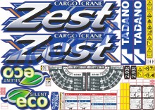 Комплект стикеров для КМУ Taданo Zest ECO 300